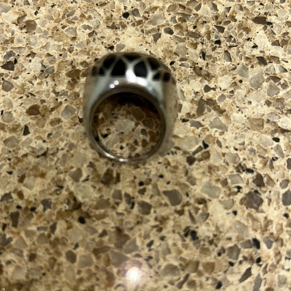 Huge Sterling Silver ‘Dome’ Ring. Substantial Rin… - image 6